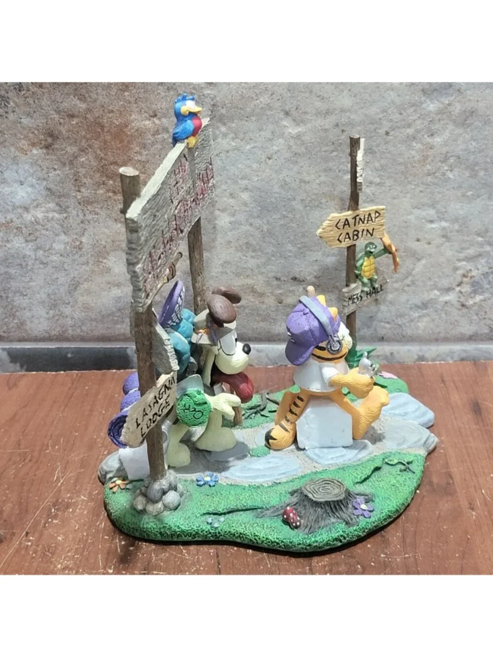 Garfield Camp Eat A Whatcha Wanna Danbury Mint Figurine 1993